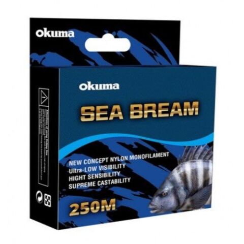 Okuma Sea Bream Nylon Clear Color 250 m 0,34mm