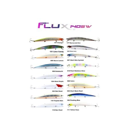 Fujin Flux 140F 140mm 18gr #177 Barracuda Ken