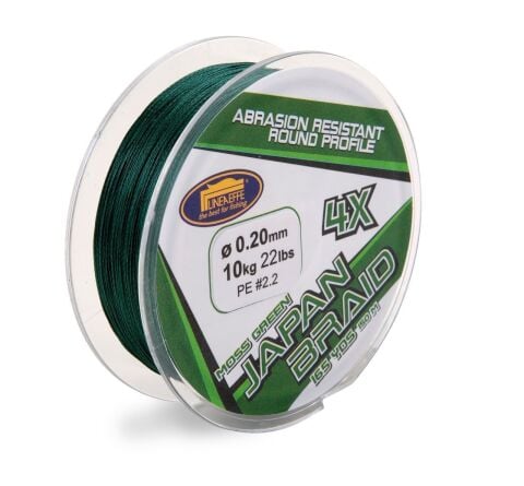 Lineaeffe 150 mt 4 örgü yeşil ip(Made in Japan) 0,16 mm