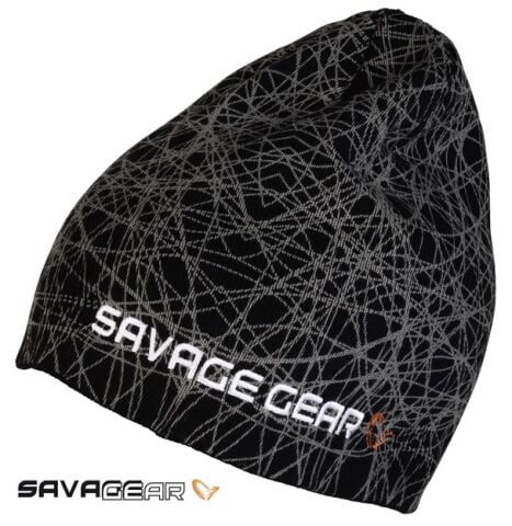 Savage gear Knit Geometry Beanie Black