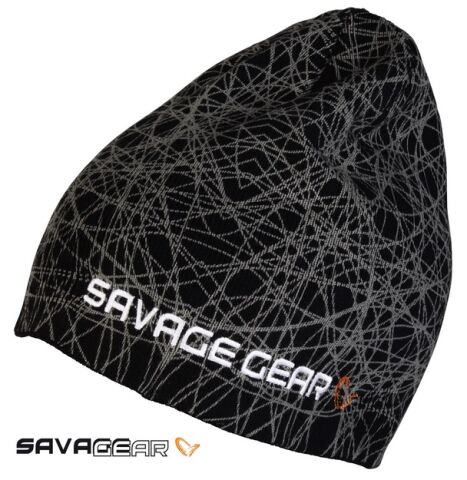 Savage gear Knit Geometry Beanie Black