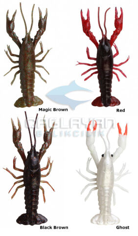 Savage gear LB 3D Crayfish 8 cm 4 gr F 4 Adet Suni Yem Magic Brown
