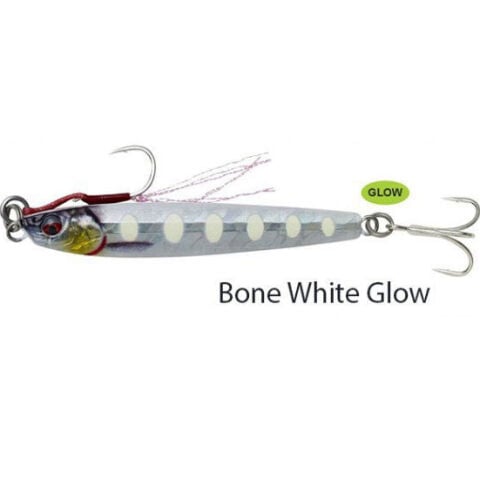 Savage gear 3D Jig Minnow 10 gr 5,9 cm Suni Yem Bone White Glow