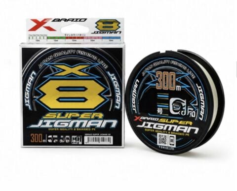 YGK Super Jigman PE X8 300m 25LB 0,185mm