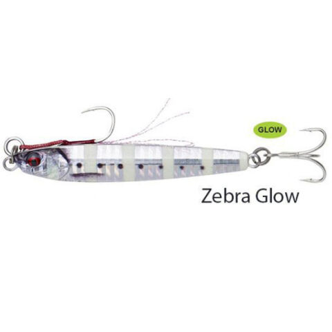 Savage gear 3D Jig Minnow 10 gr 5,9 cm Suni Yem Zebra Glow