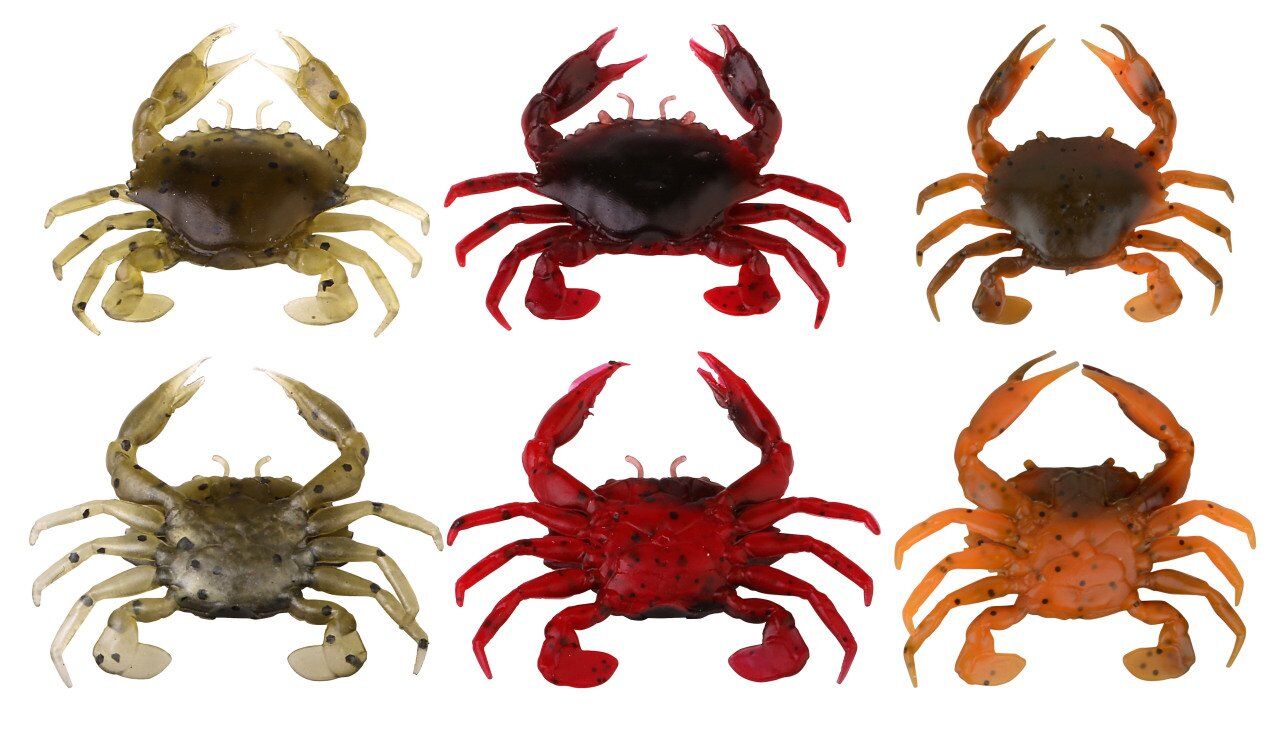 Savage gear LB 3D Manic Crab 7.5 cm 3 Adet Suni Yem Red Black Crab