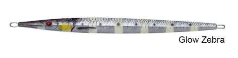 Savage gear 3D Needle Jig 100 gr 20 cm Suni Yem Glow Zebra