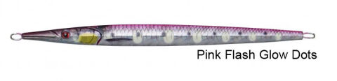 Savage gear 3D Needle Jig 120 gr 21,5 cm Suni Yem Pink Flash Glow Dots