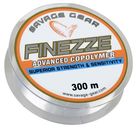 Savage gear Finezze Mono 300 mt Clear Misina 0,203 mm