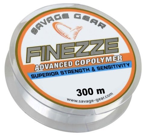 Savage gear Finezze Mono 300 mt Clear Misina 0,331 mm