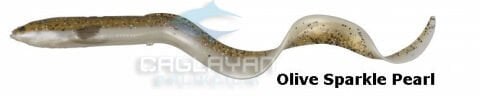 Savage gear LB Real Eel 15cm 12g Suni Yem Olive Sparkle Pearl