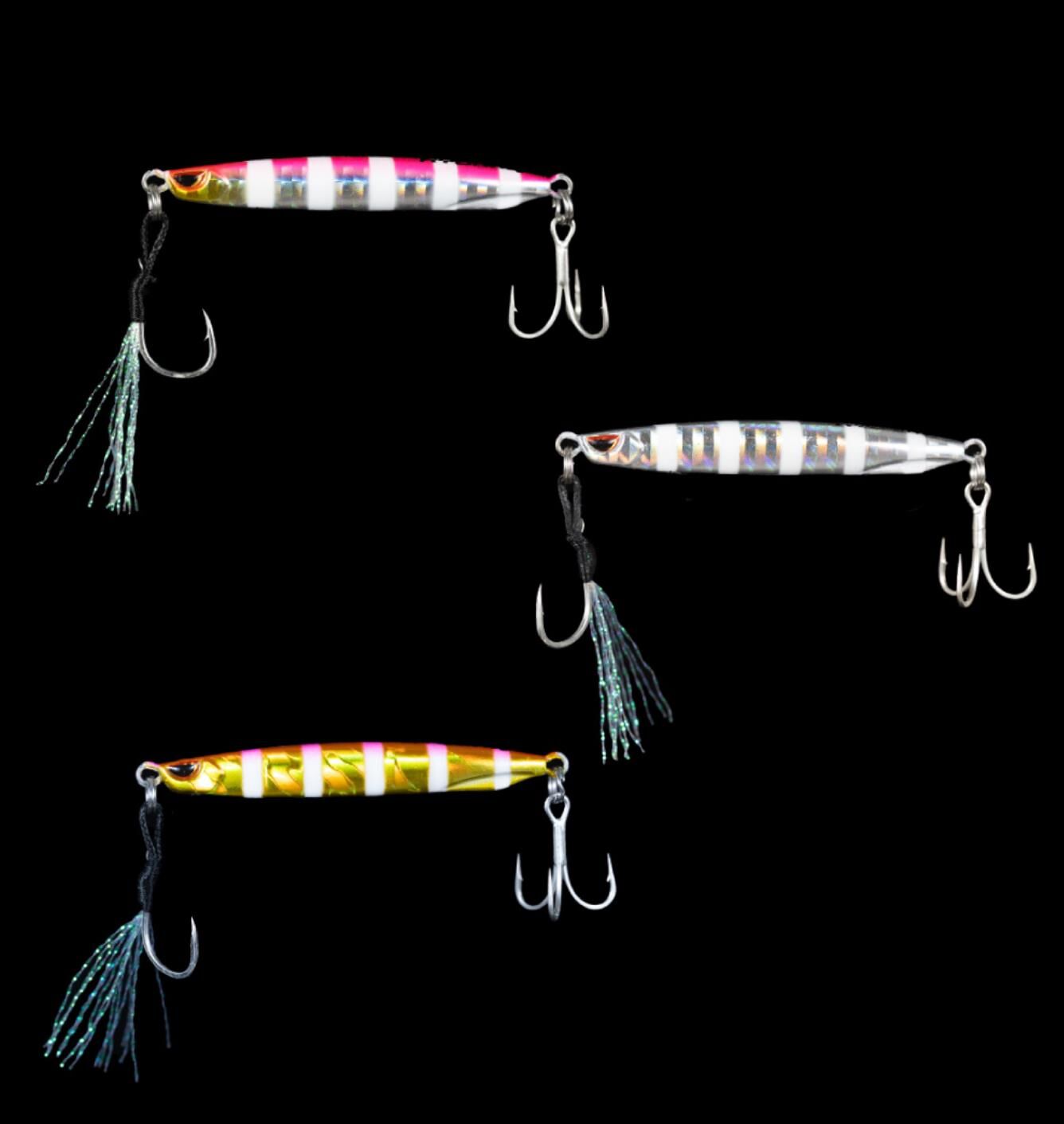 RYUJI SILENT JIG TRIO, ZEBRA MIX (3 AD) 7 GR