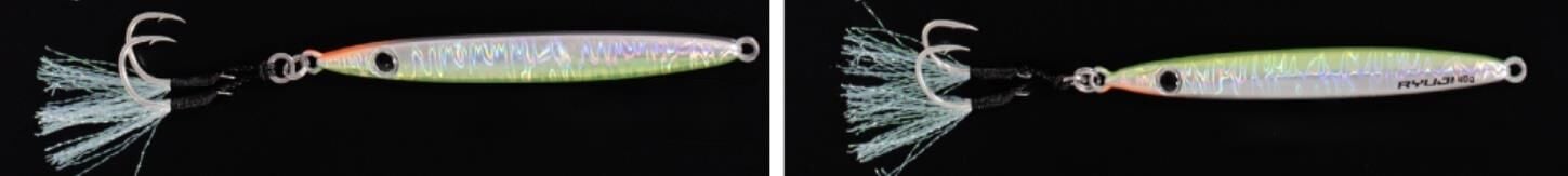 RYUJI SLIM JET JIG 60GR GREN CHART UV