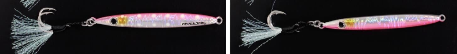 RYUJI SLIM JET JIG 60GR PINK DOT GLOW