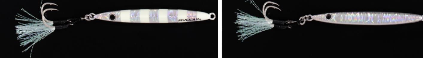 RYUJI SLIM JET JIG 40GR ZEBRA GLOW