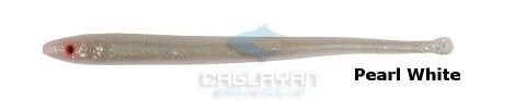 Savage gear LB Sandeel Slug 10 cm 6 Adet Suni Yem Pearl White