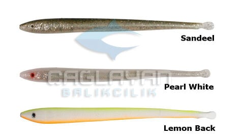 Savage gear LB Sandeel Slug 10 cm 6 Adet Suni Yem Pearl White