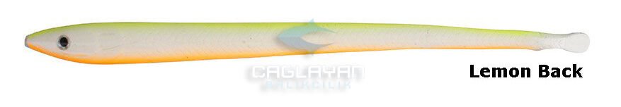 Savage gear LB Sandeel Slug 14 cm 6 Adet Suni Yem Lemon Back