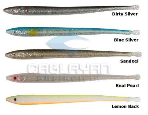 Savage gear LB Sandeel Slug 14 cm 6 Adet Suni Yem Lemon Back