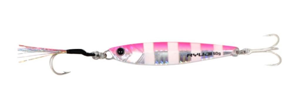 RYUJI JIG KING 30GR PINK ZEBRA GLOW
