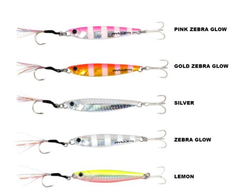 RYUJI JIG KING 60GR GOLD ZEBRA GLOW