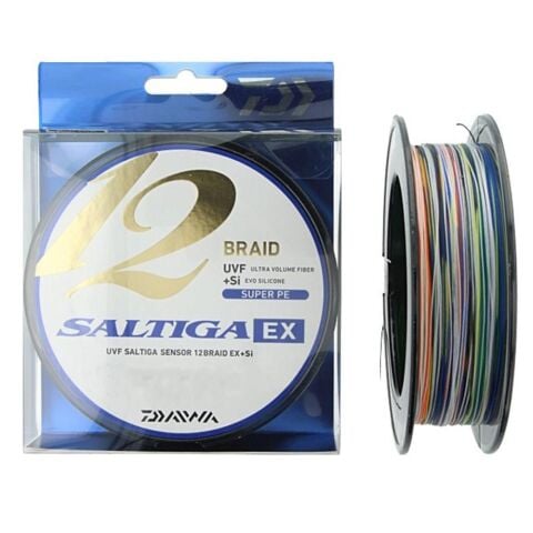 Daiwa Saltiga 12 Braid 0,16mm 300m Multicolor İp Misina    