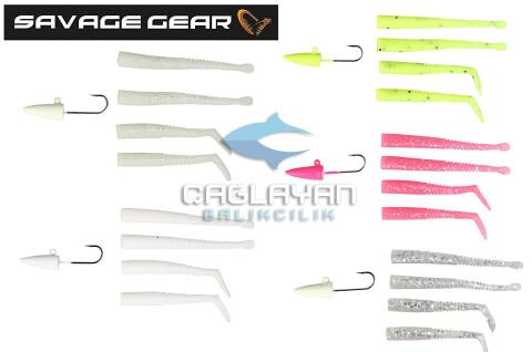 Savage gear LRF Mini Sandeel Kit 25 Adet Suni Yem