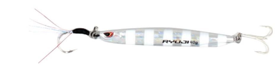 RYUJI SILENT JIG 30GR ZEBRA GLOW