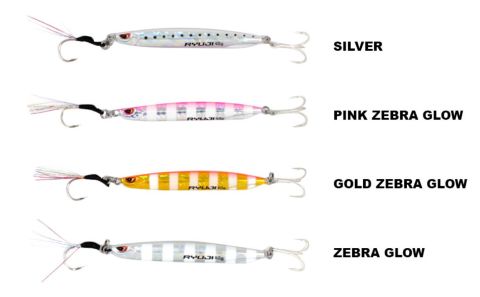 RYUJI SILENT JIG 30GR ZEBRA GLOW