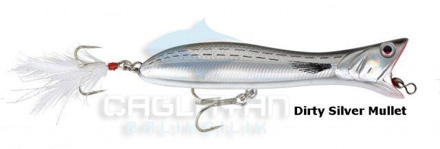 Savage gear Panic Popper 195 19.5cm 111g 01-Dirty Silver Mullet