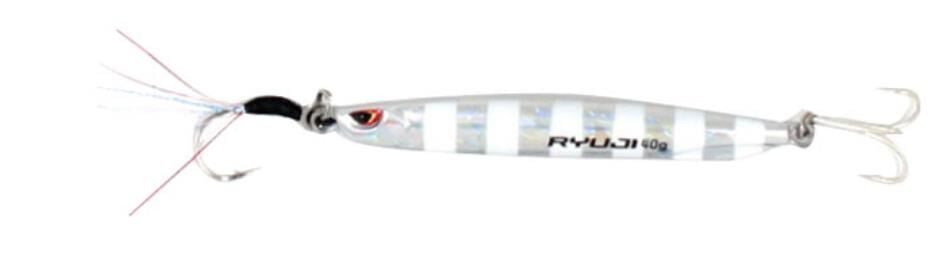 RYUJI SILENT JIG 40GR ZEBRA GLOW