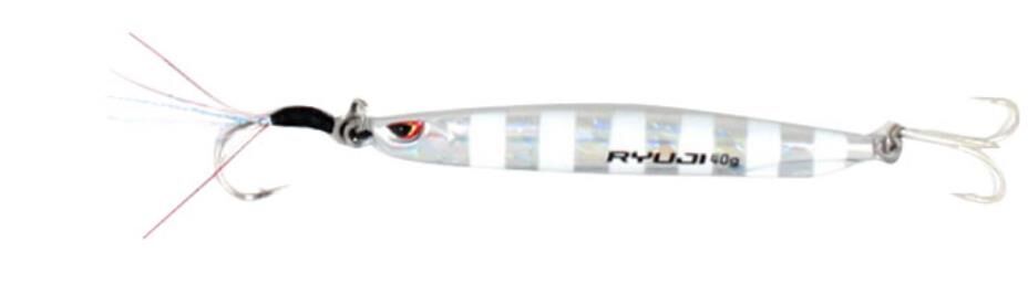 RYUJI SILENT JIG 40GR ZEBRA GLOW