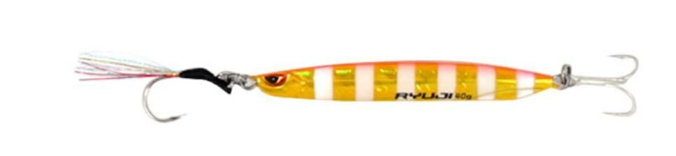 RYUJI SILENT JIG 60GR GOLD ZEBRA GLOW