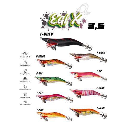 Fujin EgiX 3.5 20gr Kalamar Zokası #F-BLP