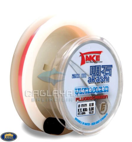 Lineaeffe Take Akashı Double Spool: 50m Pınk + 20m Transparant 0.35 mm