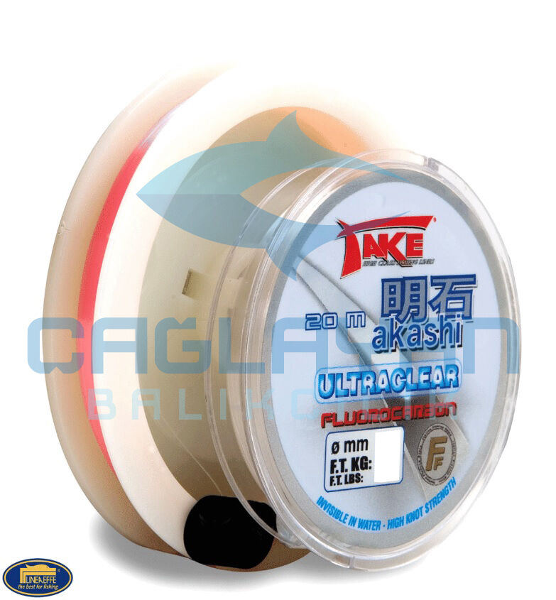 Lineaeffe Take Akashı Double Spool: 50m Pınk + 20m Transparant 0.40 mm
