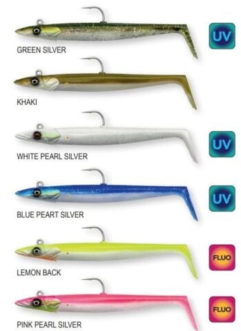 Savage Gear Sandeel V2 18 cm 86 gr 2+1 Lemon Back