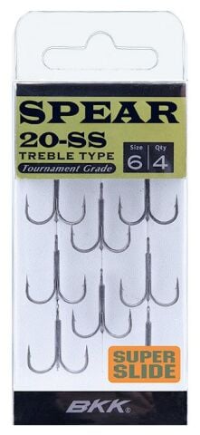 BKK Spear-20 SS Üçlü İğne 6 8 Pcs