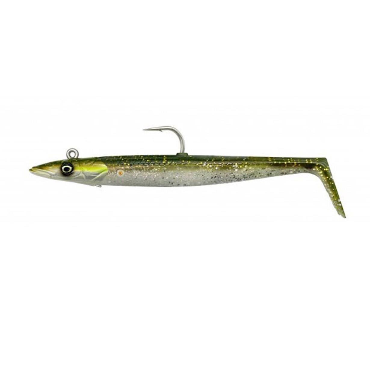 Savage Gear Sandeel V2 15.5 cm 46 gr Green Silver 2+1