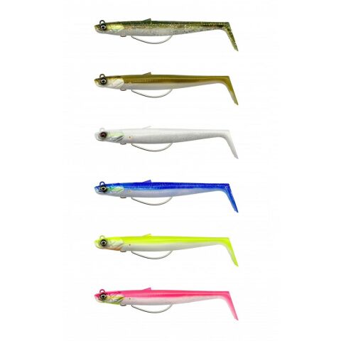 Savage Gear Sandeel V2 WL 11.5 cm 22 gr Lemon Back 2+1