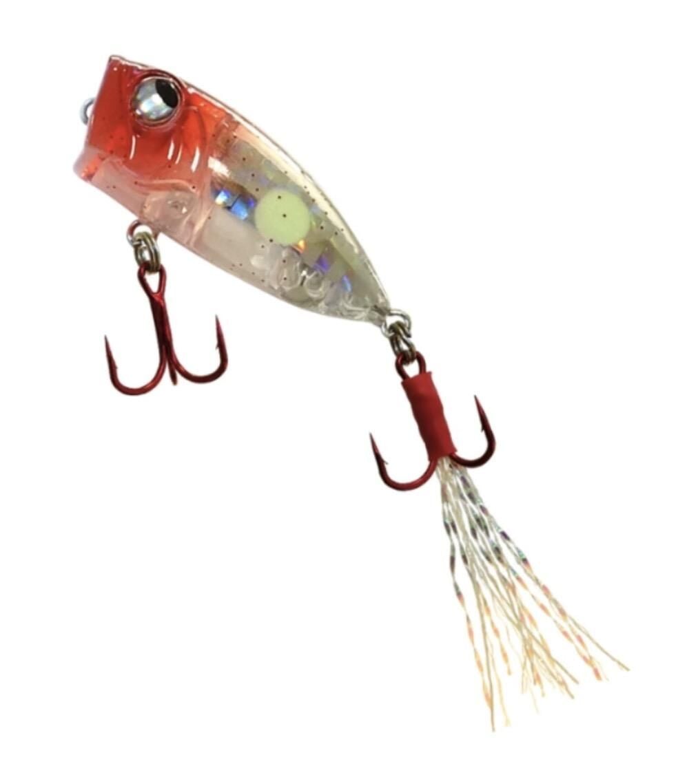 Rudie’s Meba Popper Z 35mm 3.5gr RED SPOT GLOW