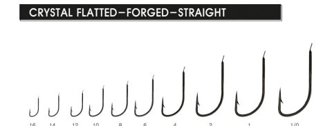 Lineaeffe Kaptura Crystal Flatted Olta İğnesi 10 adet 8 Numara