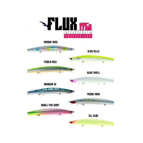 Fujin Flux 175S 175mm 29gr #182 Double Pink Chart