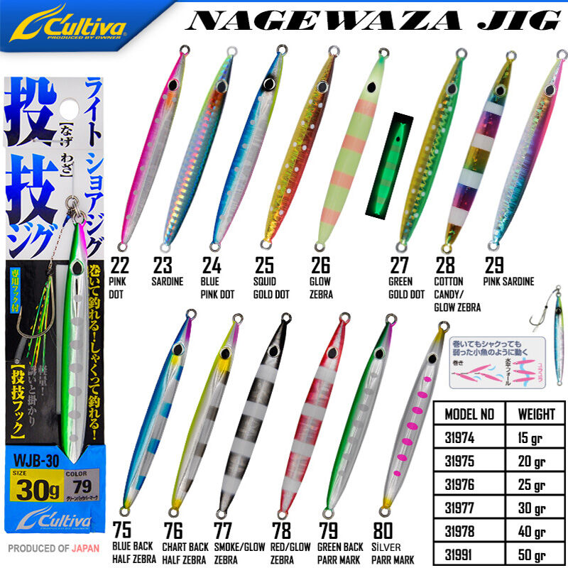Cultiva 31991 Nagewaza Jig 50g-77