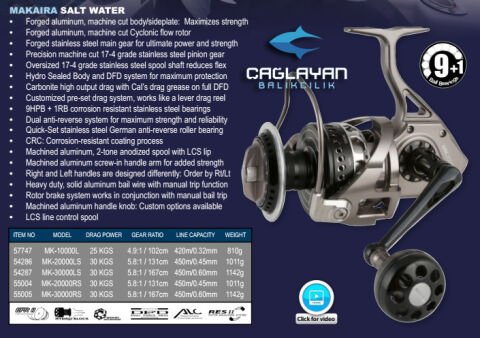 Okuma Makaıra 20000-LS Olta Makinesi