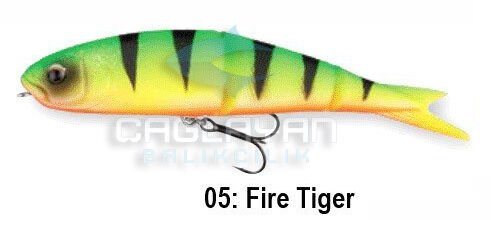 Savage gear Soft 4Play 9,5 cm 8,5 gr Swim&Jerk 3 Adet Suni Yem 05-Firetiger