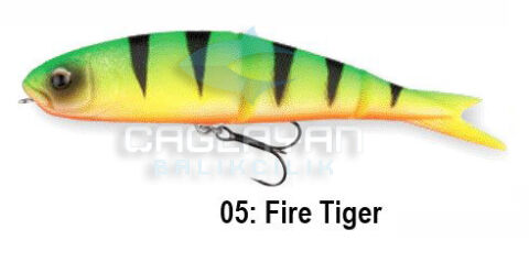 Savage gear Soft 4Play 9,5 cm 8,5 gr Swim&Jerk 3 Adet Suni Yem 05-Firetiger