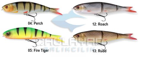 Savage gear Soft 4Play 9,5 cm 8,5 gr Swim&Jerk 3 Adet Suni Yem 05-Firetiger