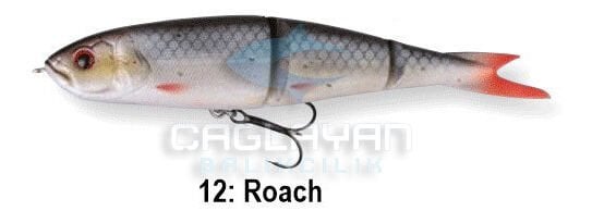 Savage gear Soft 4Play 9,5 cm 8,5 gr Swim&Jerk 3 Adet Suni Yem 12-Roach