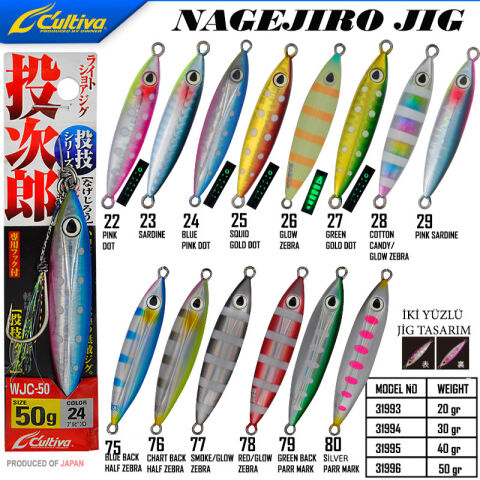 Cultiva 31994 Nagejiro  Jig 30g-80